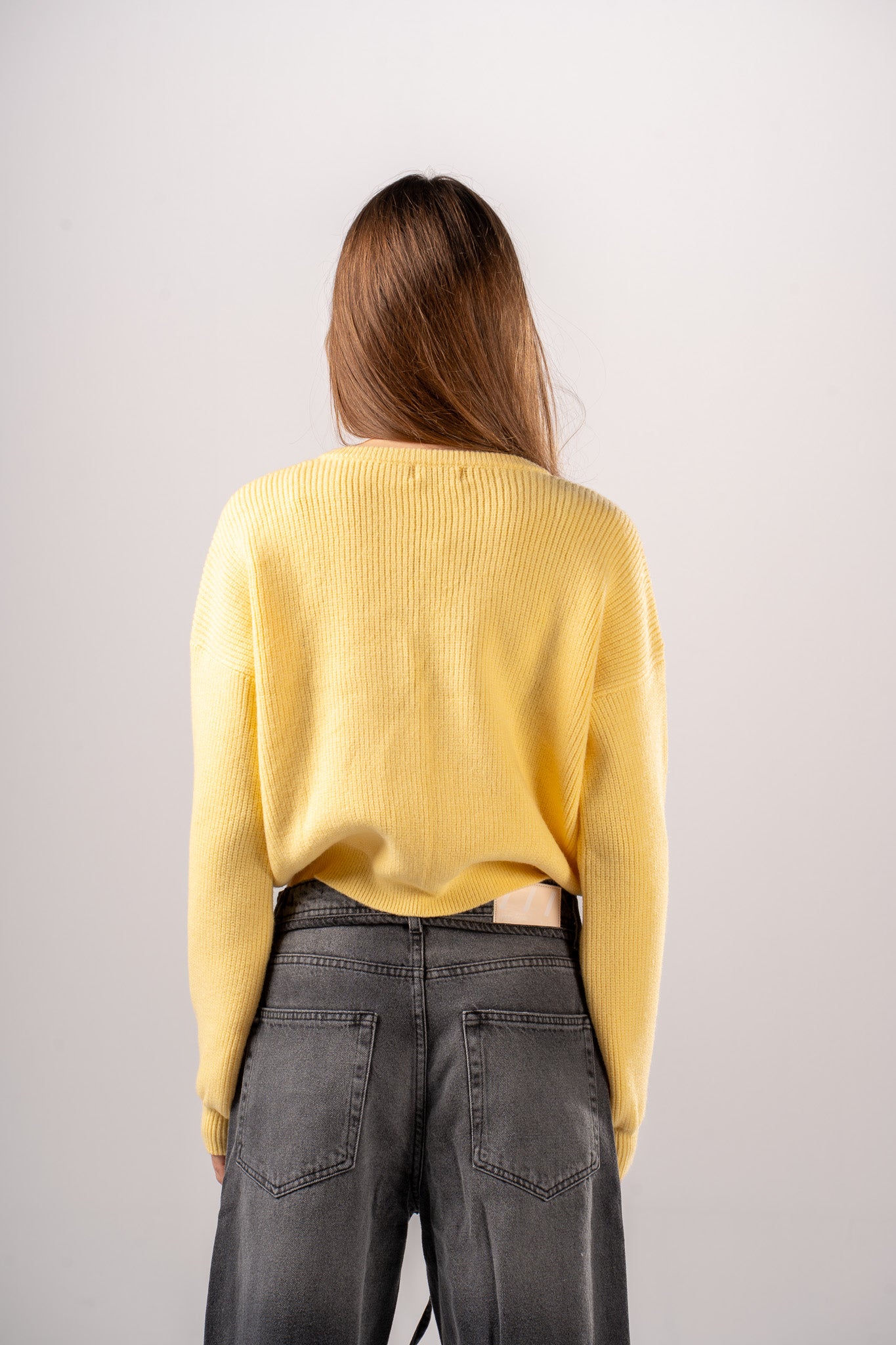 Yellow Bow Cardigan